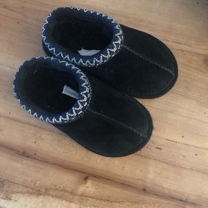 Toddler UGG Tasman slipper shoes black